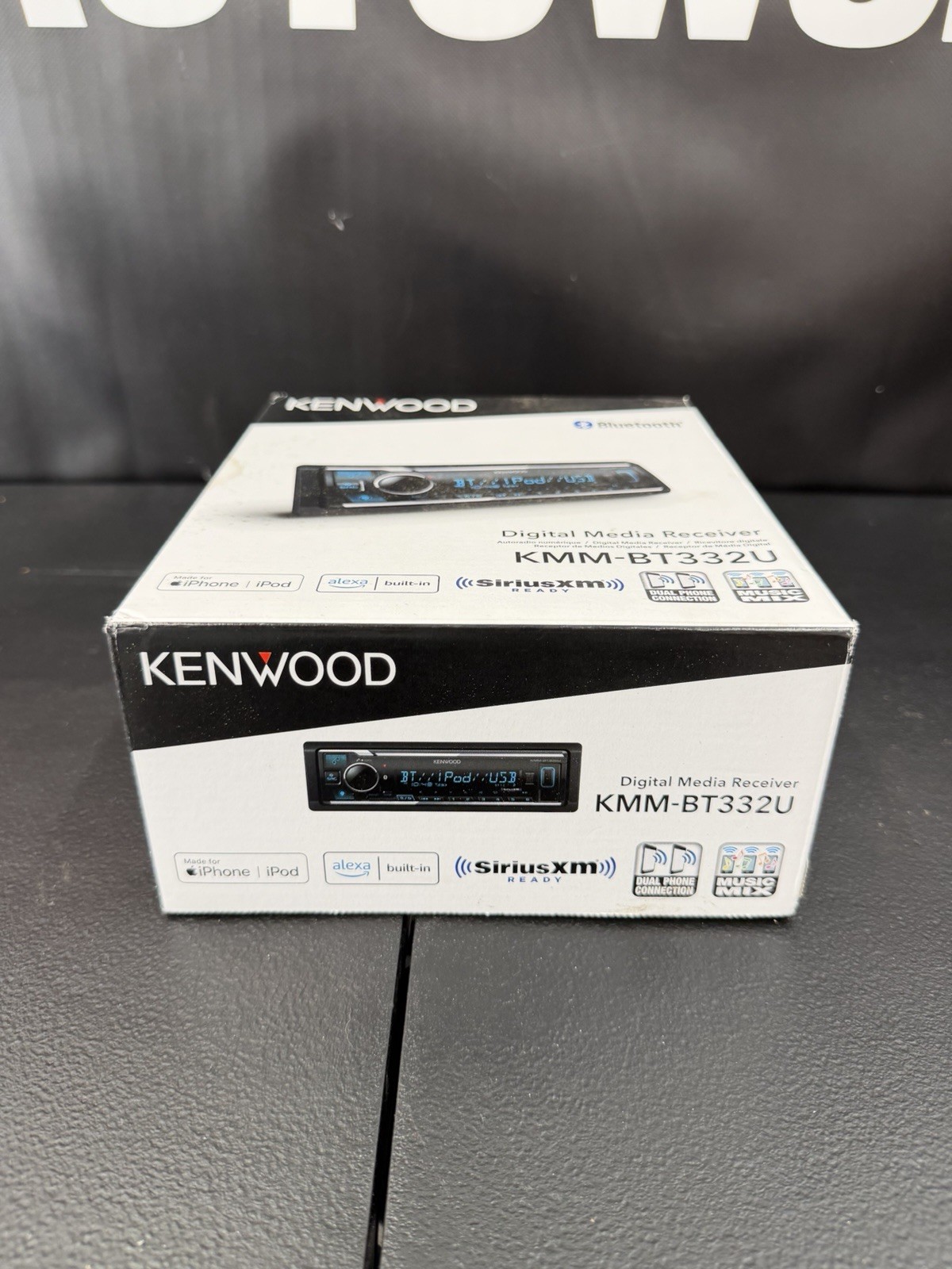 Kenwood KMM-BT332U Digital Media Receiver – Brand New Never Used