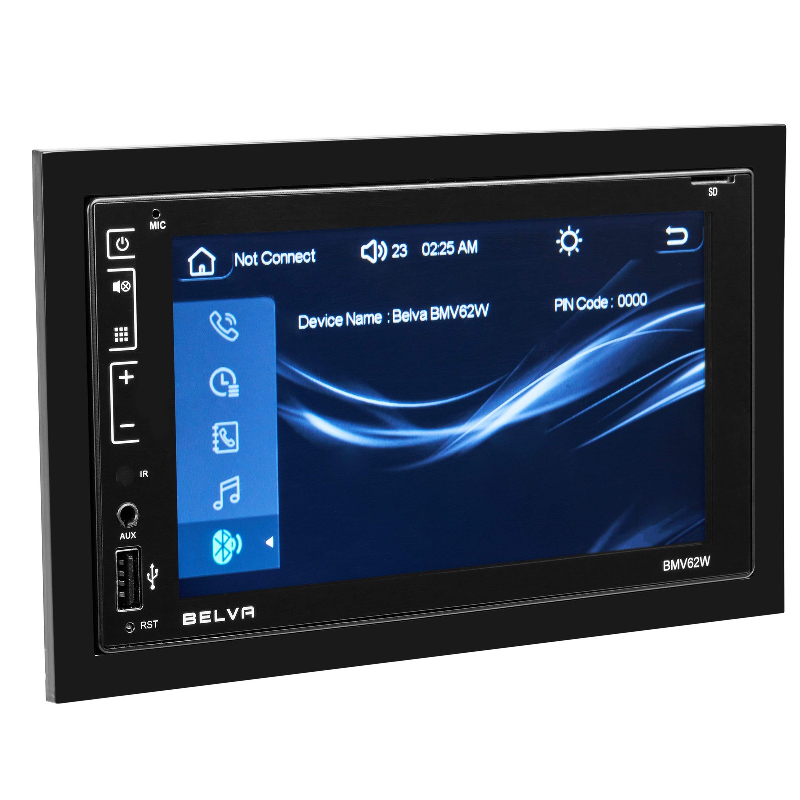 BMV62W 6.2″ Double DIN Touchscreen Bluetooth Car Stereo Receiver
