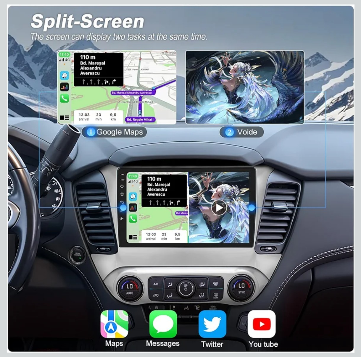 2015-2019 Chevy-Suburban/Tahoe, GMC-Yukon, 10.1″ 8-Core, 4/64GB