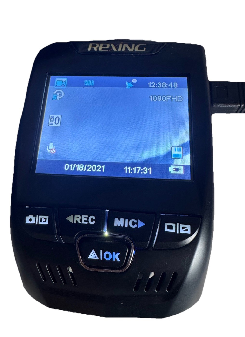 Rexing V1 Dash Cam 1080P HD 170° Wide Angle G-Sensor w/ 64GB SD Card & Box