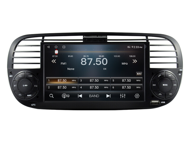For Fiat 500 2010-2015 Car Stereo Radio 7″ Android 12 Carplay WiFi GPS 6GB+128GB