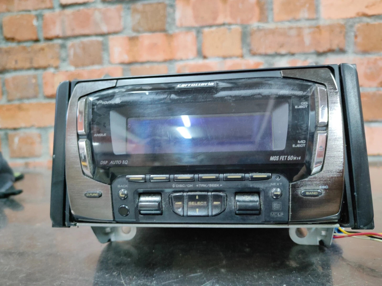 Pioneer FH-P717MD Carrozzeria Car Audio DSP Main Unit MD CD Player 2DIN Japan