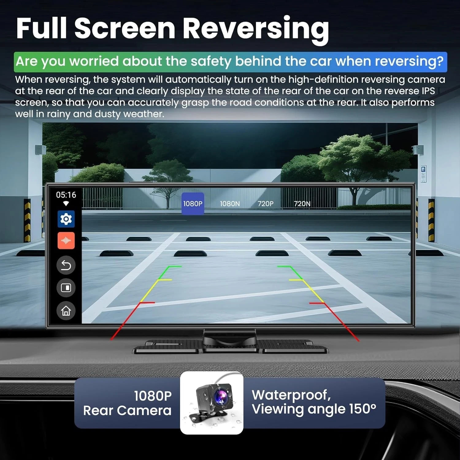 Largest 11.5 inch Wireless CarPlay Screen for Car,Built-in N-etflix/YouTube