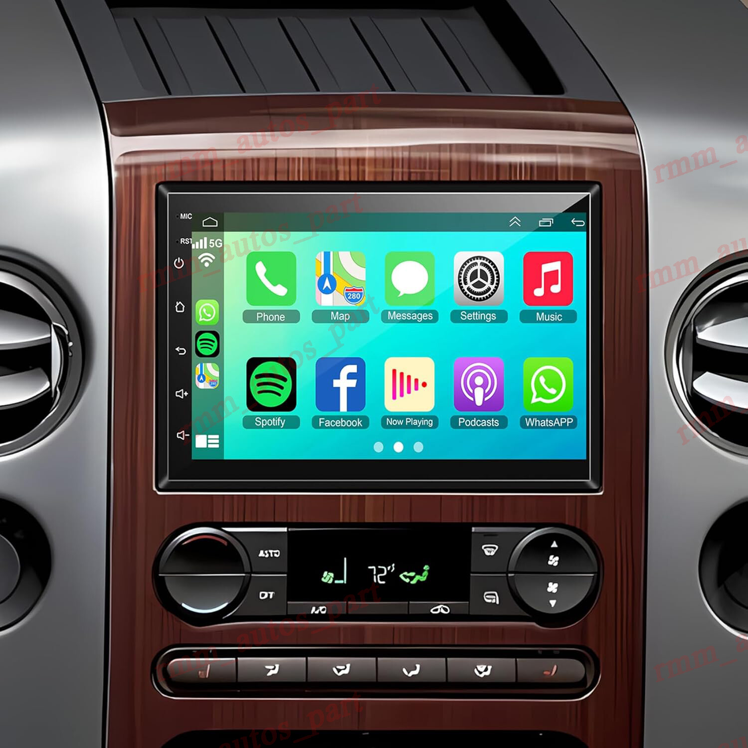 Carplay For 2004-2008 Ford F-150 F150 Apple Car Radio Android 13 Navi GPS Player