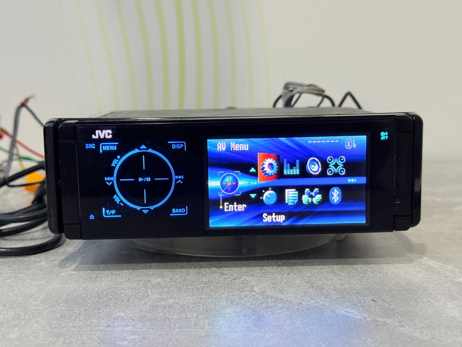 JVC KD-AVX44 Dvd Car Stereo 3.5″ Touchscreen Bluetooth USB 1DIN Head Unit