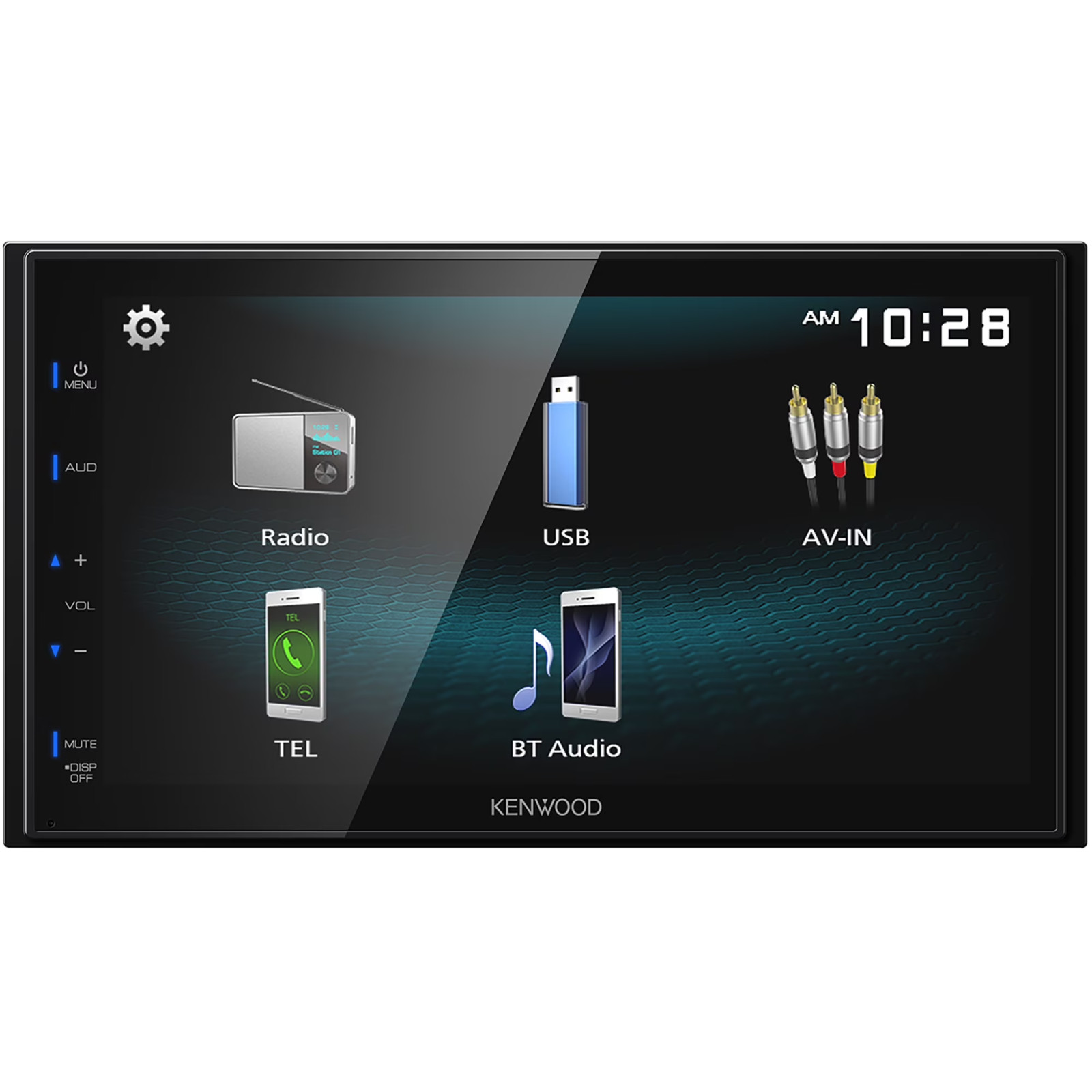 KENWOOD DMX150BT 2-DIN Car Stereo with 6.8″ Touchscreen, Bluetooth and Back-up C