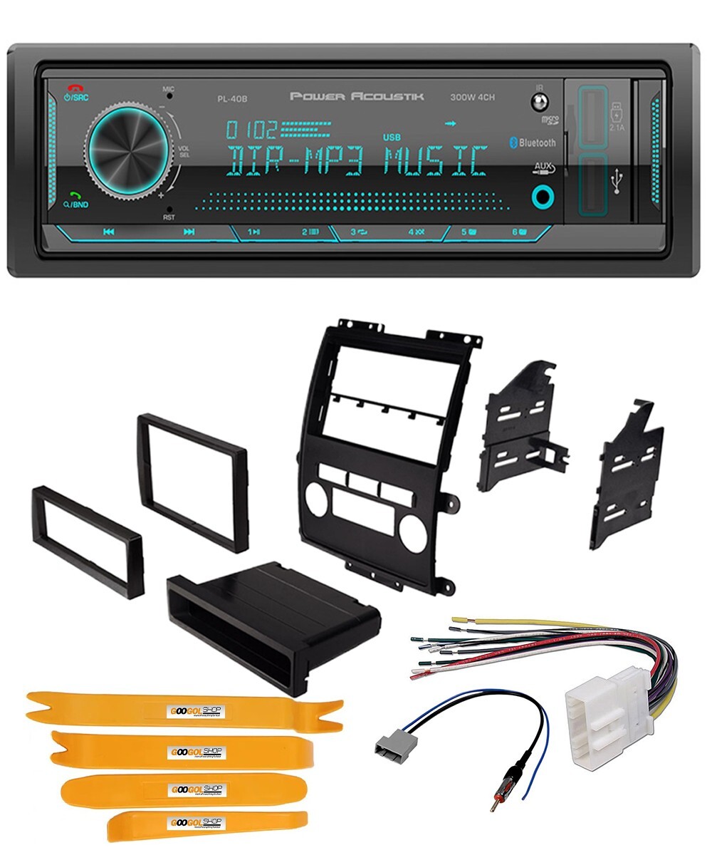 PL-40B AM/FM Radio MP3 Player Car Stereo Kit for 2009–2012 Nissan Frontier