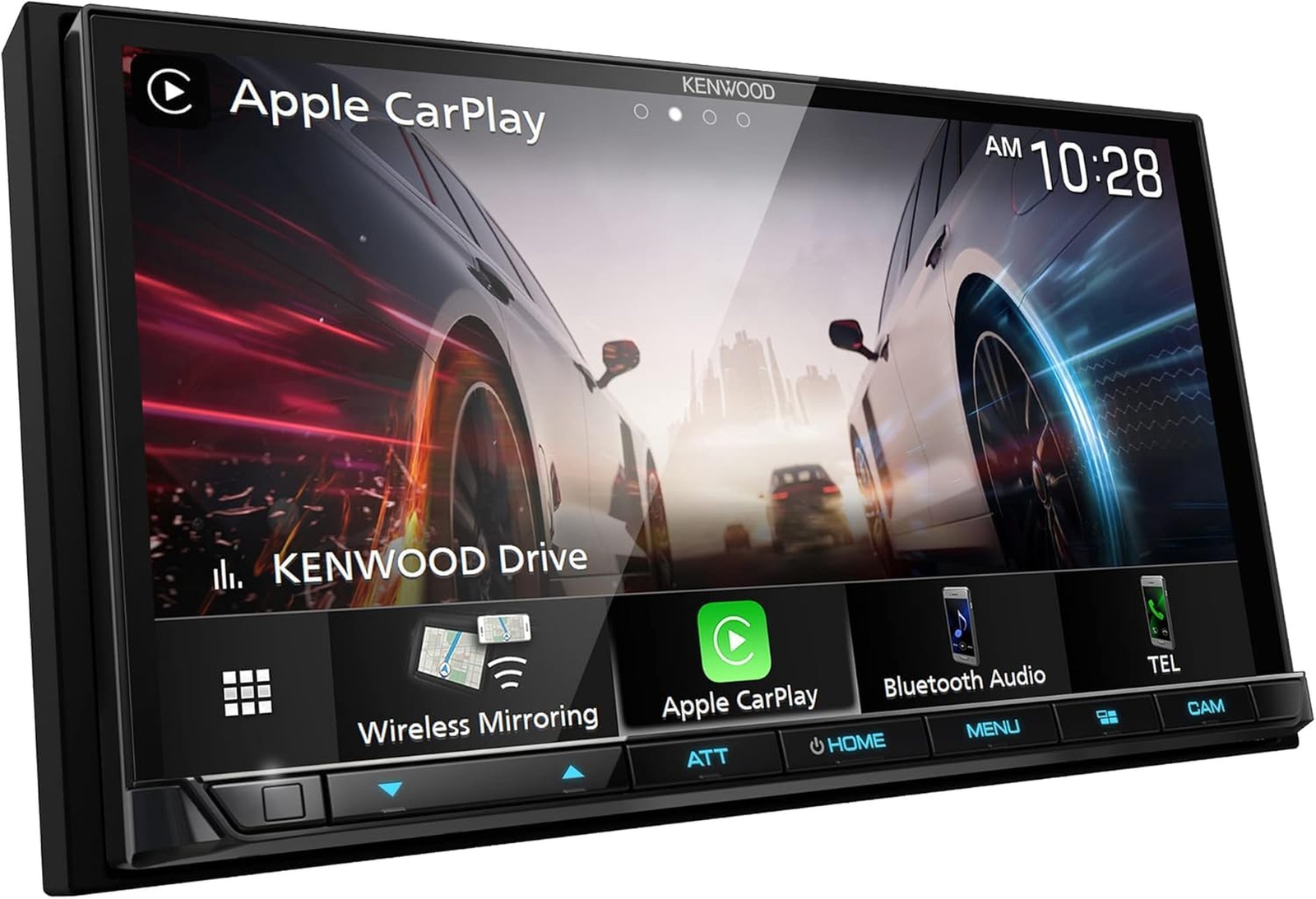 KENWOOD DMX908S 6.95″ AM FM BT CarPlay Stereo + Kenwood CMOS-240U Backup Camera
