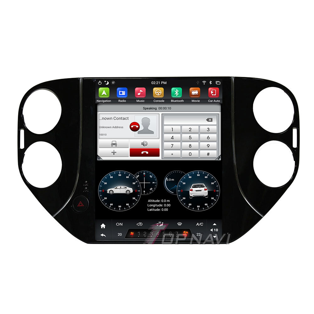 Car Stereo Radio For VW Tiguan 2010-2016 Auto GPS Navi WIFI 4G BT Androind 11