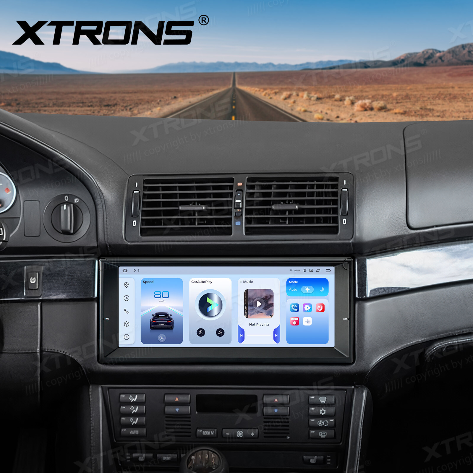 CAM+ For BMW E39 E38 QLED 10.25″ Android 12 8+128GB Car Play GPS Stereo Radio 4G