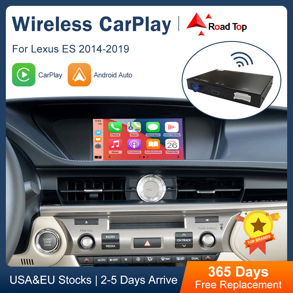For Lexus ES 2014-2019 Wireless Carplay Android Auto Module Mirror Link AirPlay