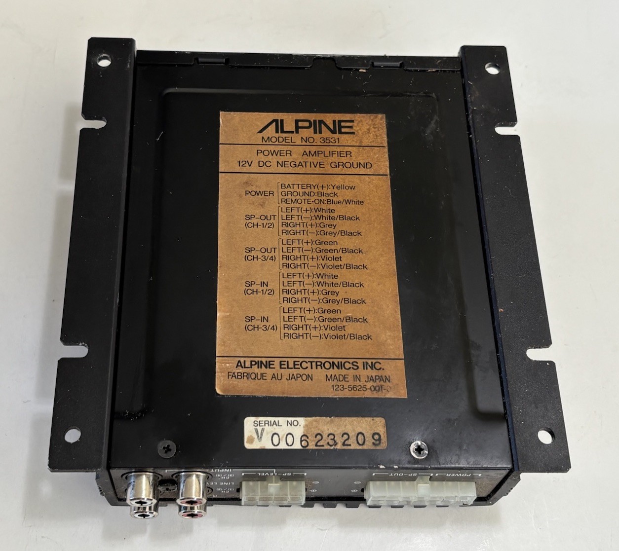 Alpine 3531 4 Channel Power Amplifier