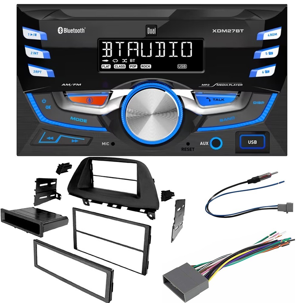 Dual XDM27BT AM/FM Radio MP3 Player Car Stereo for 2008-2010 Honda Odyssey