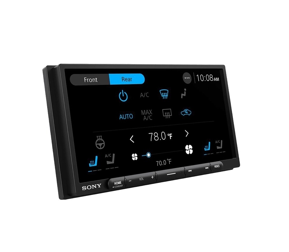 Sony XAV-AX4000 6.95″ Double-DIN Touchscreen Receiver + License Plate Camera