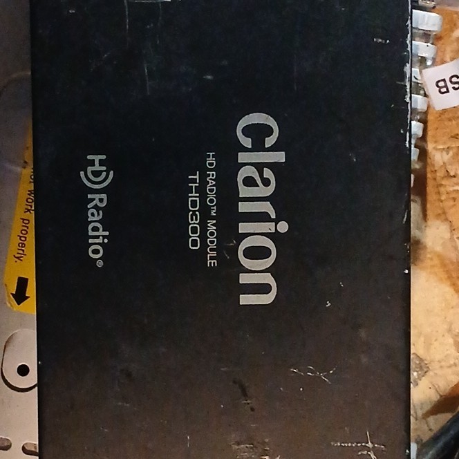 Clarion CZ300 1 DIN Head Unit, HD Radio THD300 HD Module included