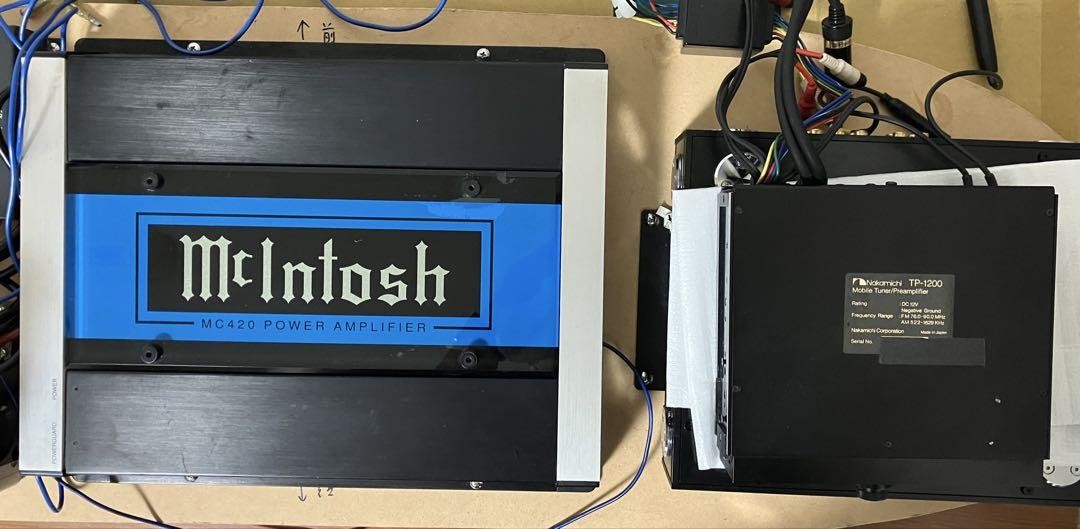 Nakamichi TP-1200 Car Audio Set with McIntosh MC420 Amp CDC-111 Changer Tested