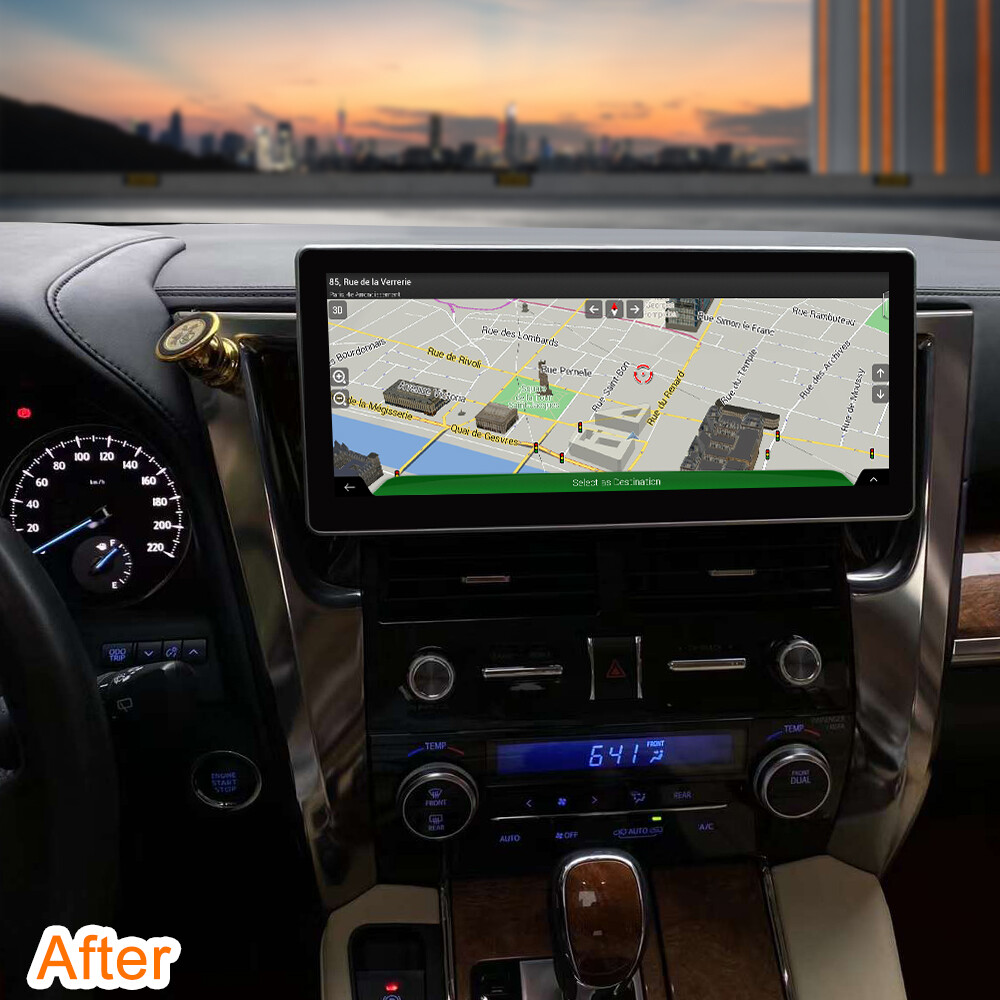 12.3″ Car Stereo For Toyota Alphard 30S 2014-2018 Android 12 Radio GPS Navi BT