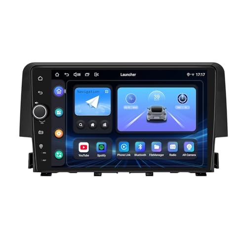 64G Car Stereo Radio for Honda Civic 2016-2021 Screen Carplay Auto 1280*800 GPS