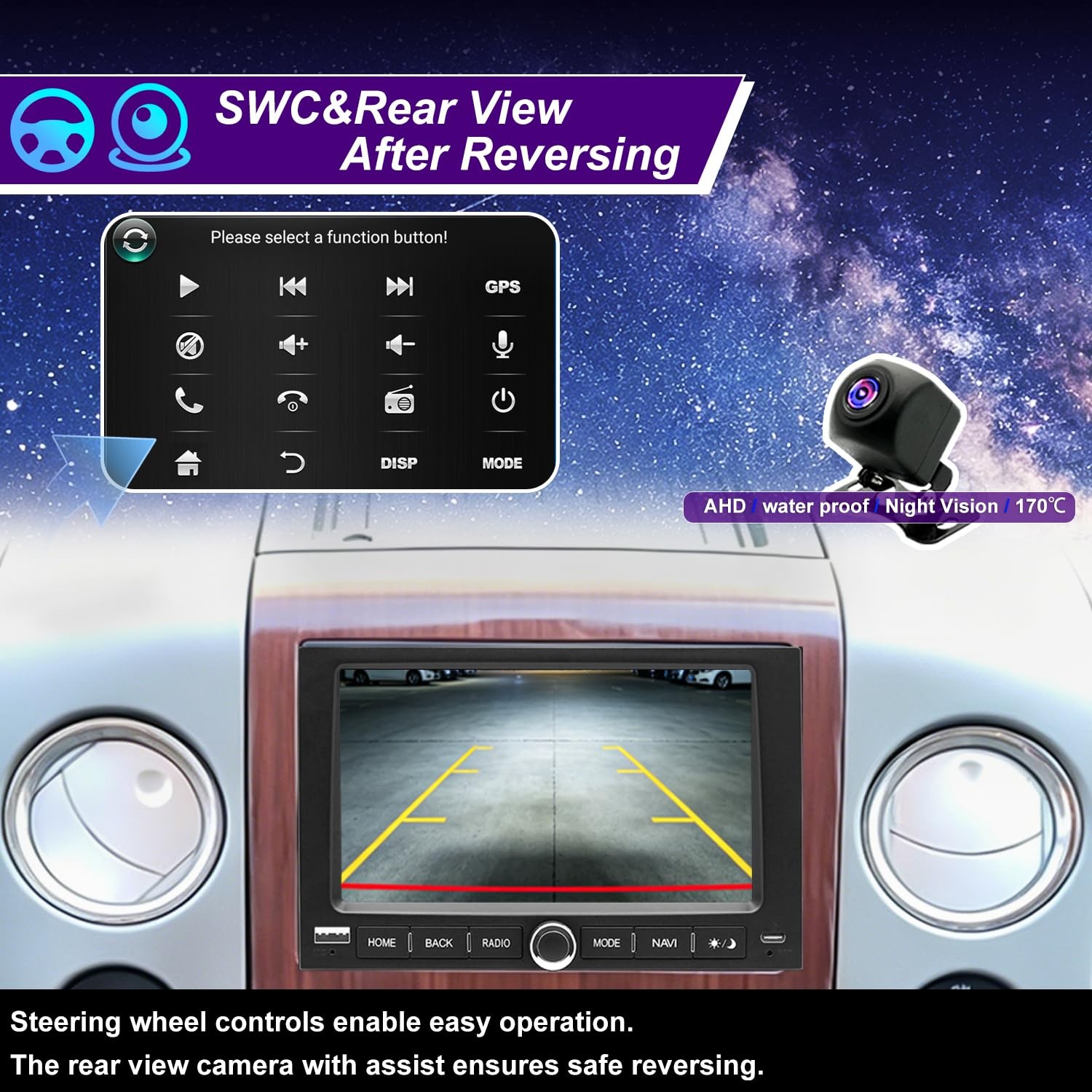 5G WiFi Touchscreen Radio for Ford F150 F250 F350 2004-2016, CarPlay GPS