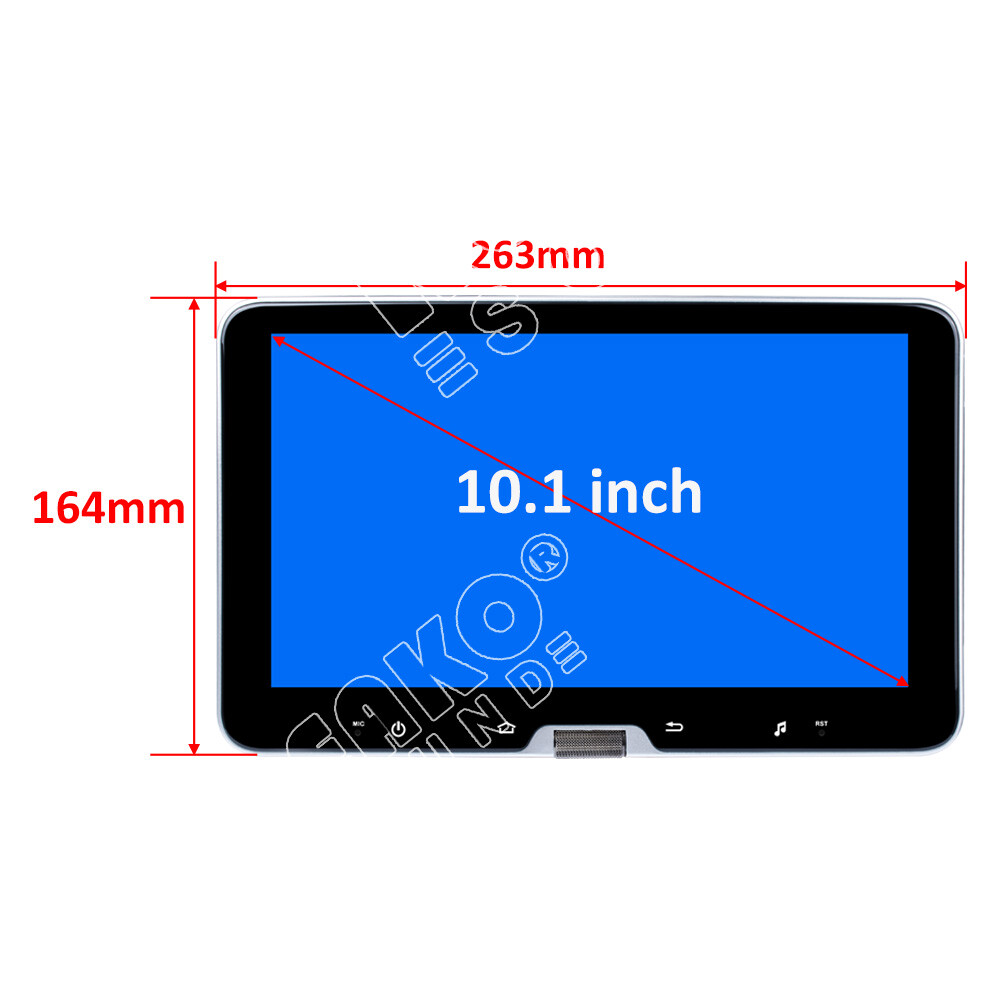 10.1”Android 13 CarPlay 2+32GB Car Stereo Radio GPS Navi 1DIN WiFi Bluetooth FM