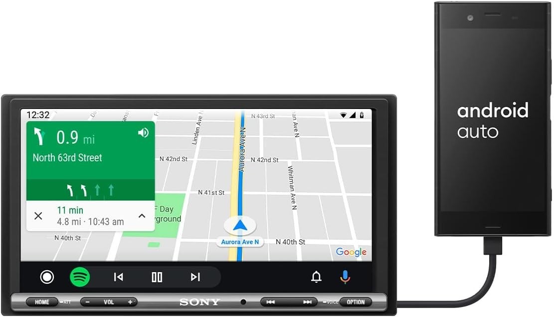 Sony XAV-AX3200 7-Inch Multimedia Receiver with Apple CarPlay/Android