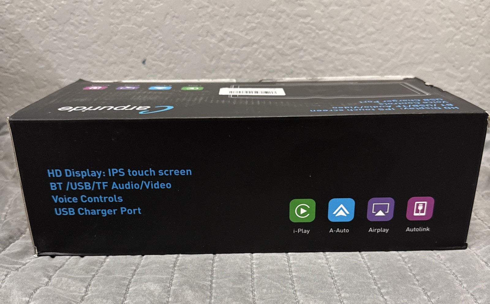 CARPURIDE W103 HD Display: IPS Touch Screen BT/USB/TF Audio/Video, Voice Control