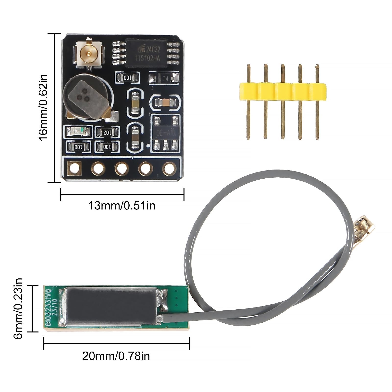GPS+BDS DualMode Module Flight Control Satellite Navigator ATGM336H 3 PCS