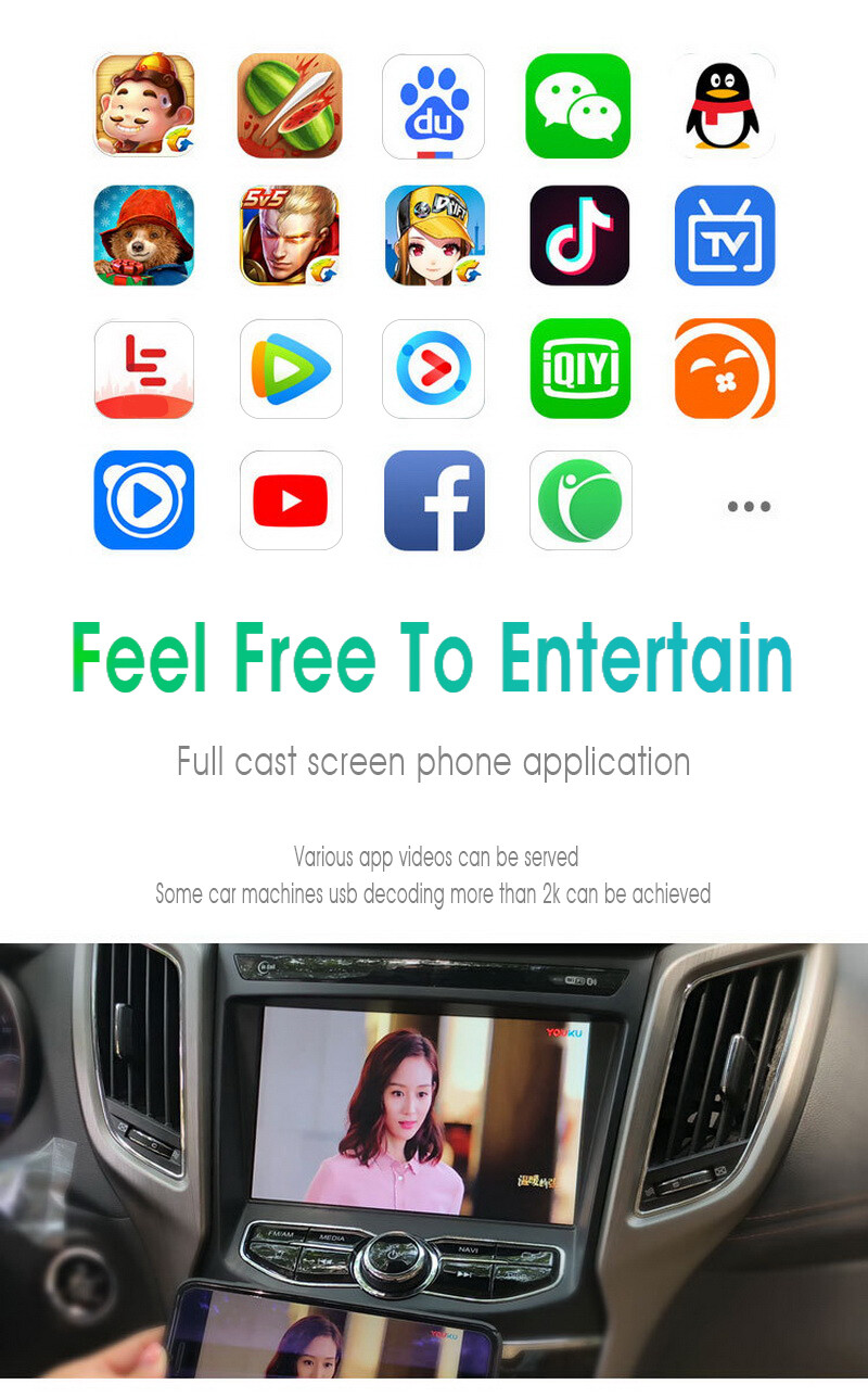 USB Carplay Adapter Wired Carplay Dongle Android Car Auto Car Dongle Connect Box