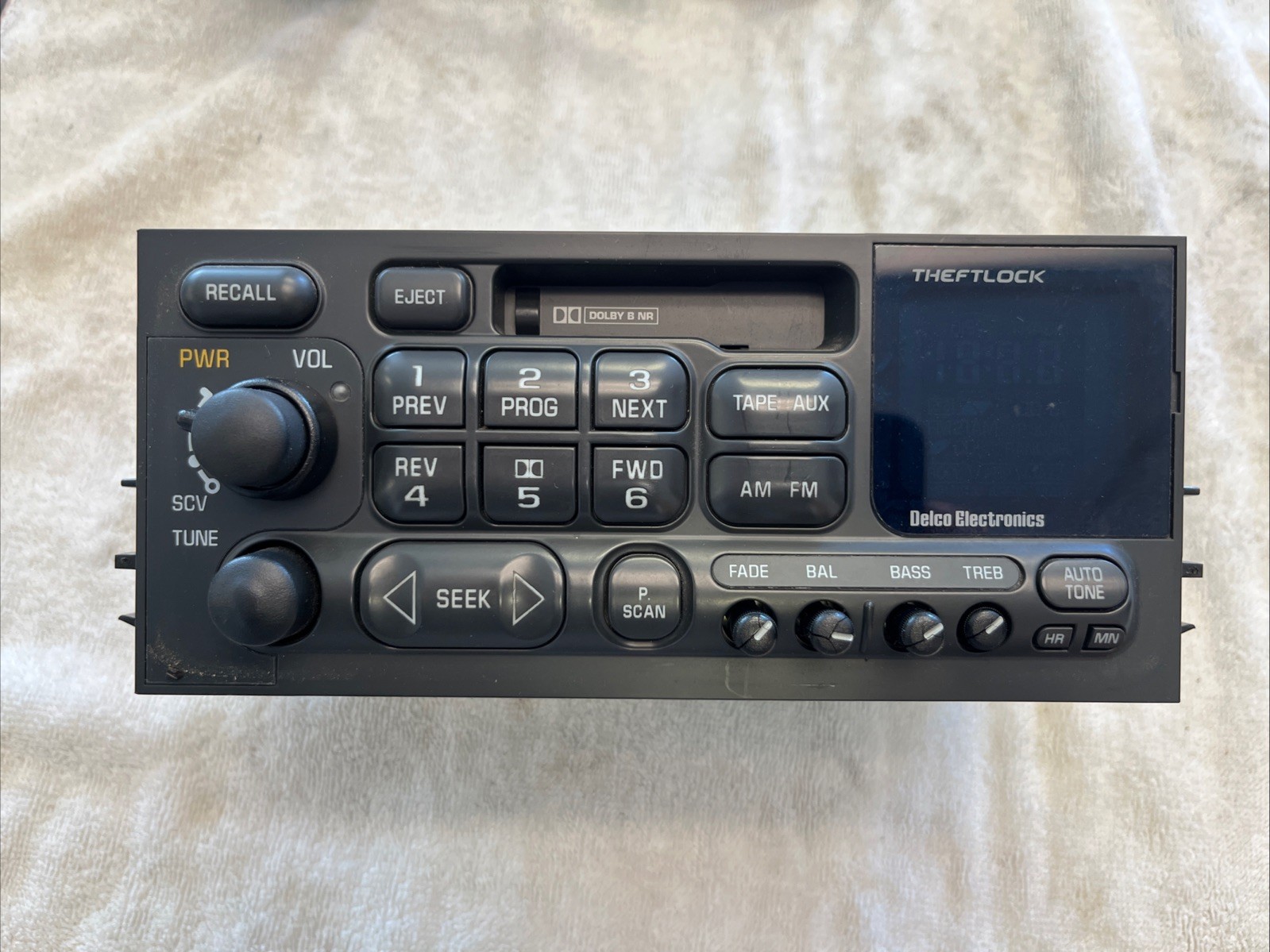 GM Delco 09354155 Radio CD Cassette Theft Lock Chevy GMC Stereo