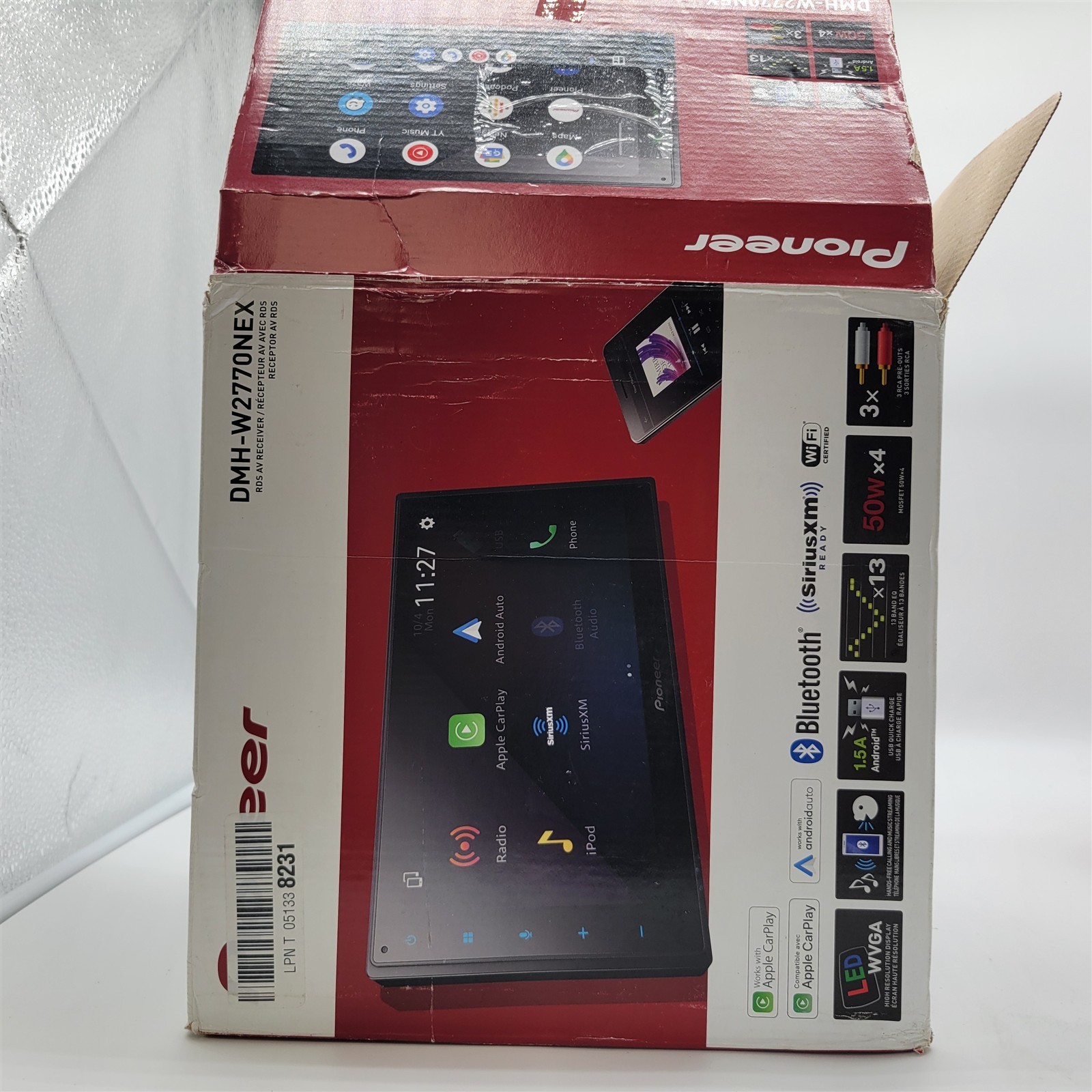 Pioneer DMH-W2770NEX 6.8″ 2 DIN Digital Media Receiver – Black