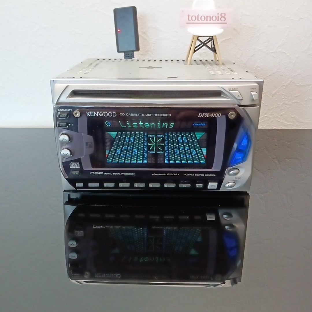 KENWOOD DPX-4100 2DIN DSP Equalizer CD/Cassette – Operation Confirmed