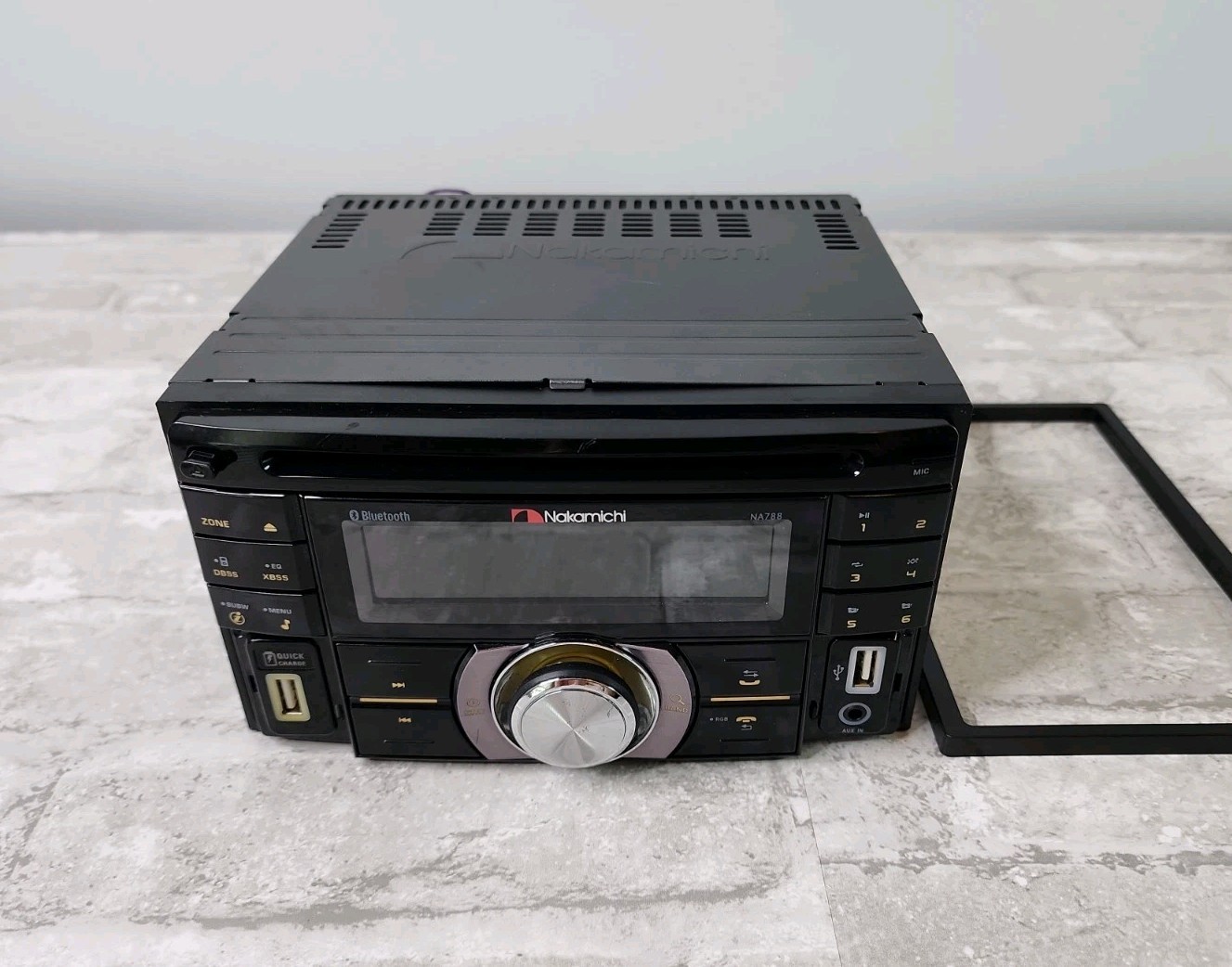 Nakamichi NA788 Double DIN CD MP3 Bluetooth USB SD AUX Car Stereo Receiver