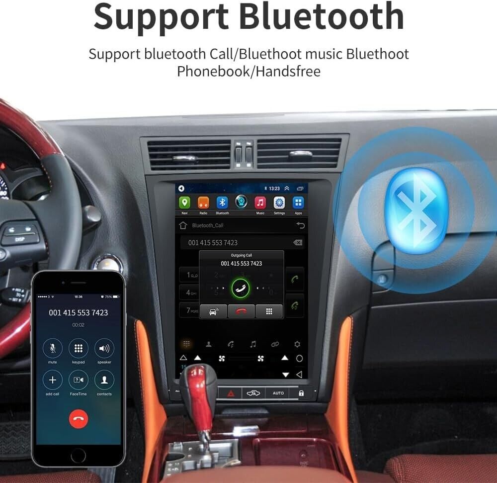For Lexus GS300 G350 G400 2004-2011 Android 13 Car Radio Stereo Carplay GPS Navi