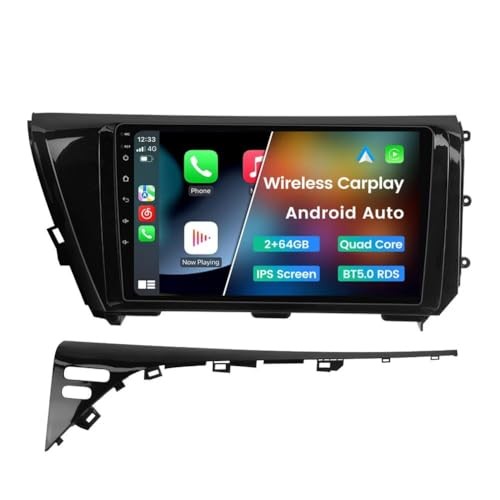 Car Radio for Toyota Camry 2018 2019 2020 2GB RAM 64GB 4-Core,FM RDS, 2GB+64GB
