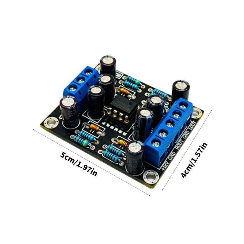 DIY Stereo Preamp Board for Sound Wiring, Signal Tests and Projects