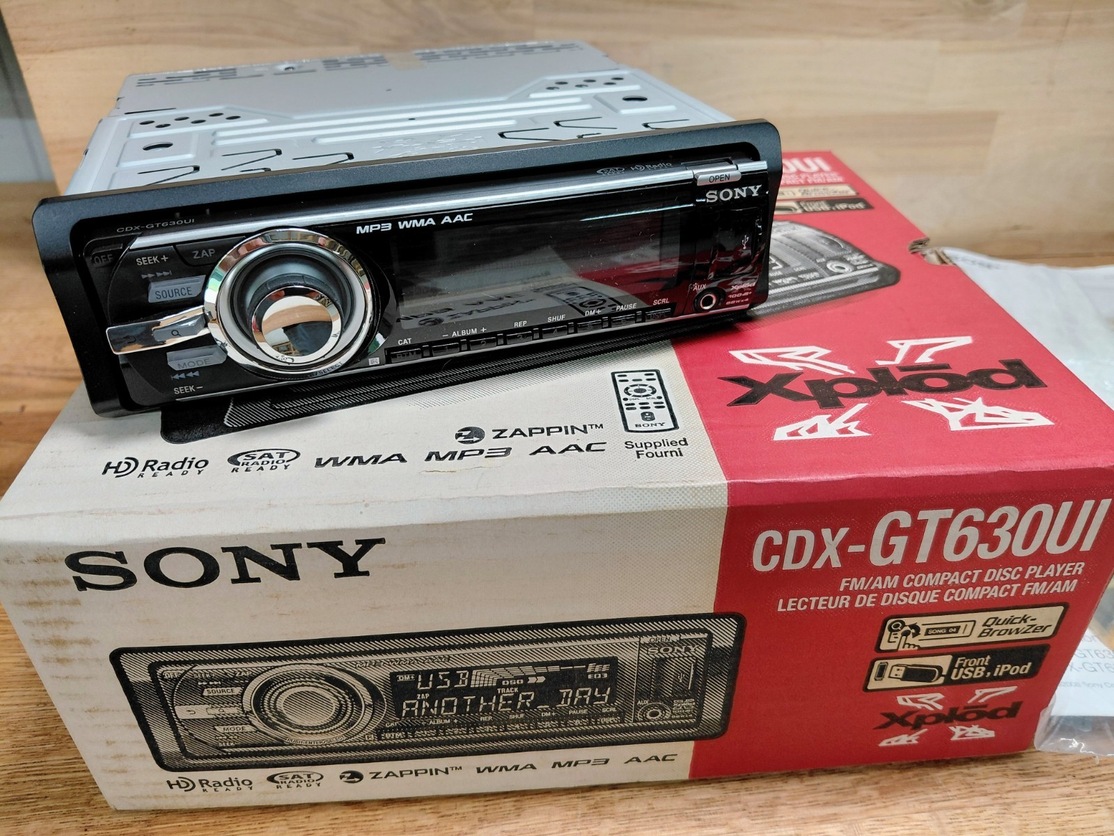 Sony CDX-GT630UI FM/AM Compact Disc Player MP3