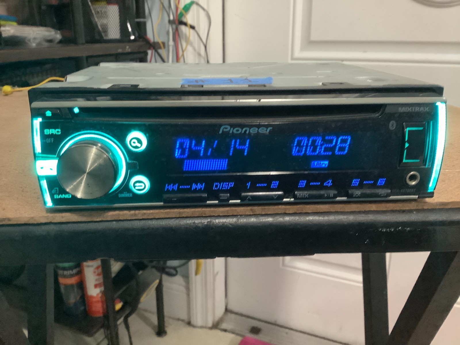 “Pioneer DEH‑X6700BT Bluetooth CD USB AUX Car Stereo + Wiring Harness Tested Wor