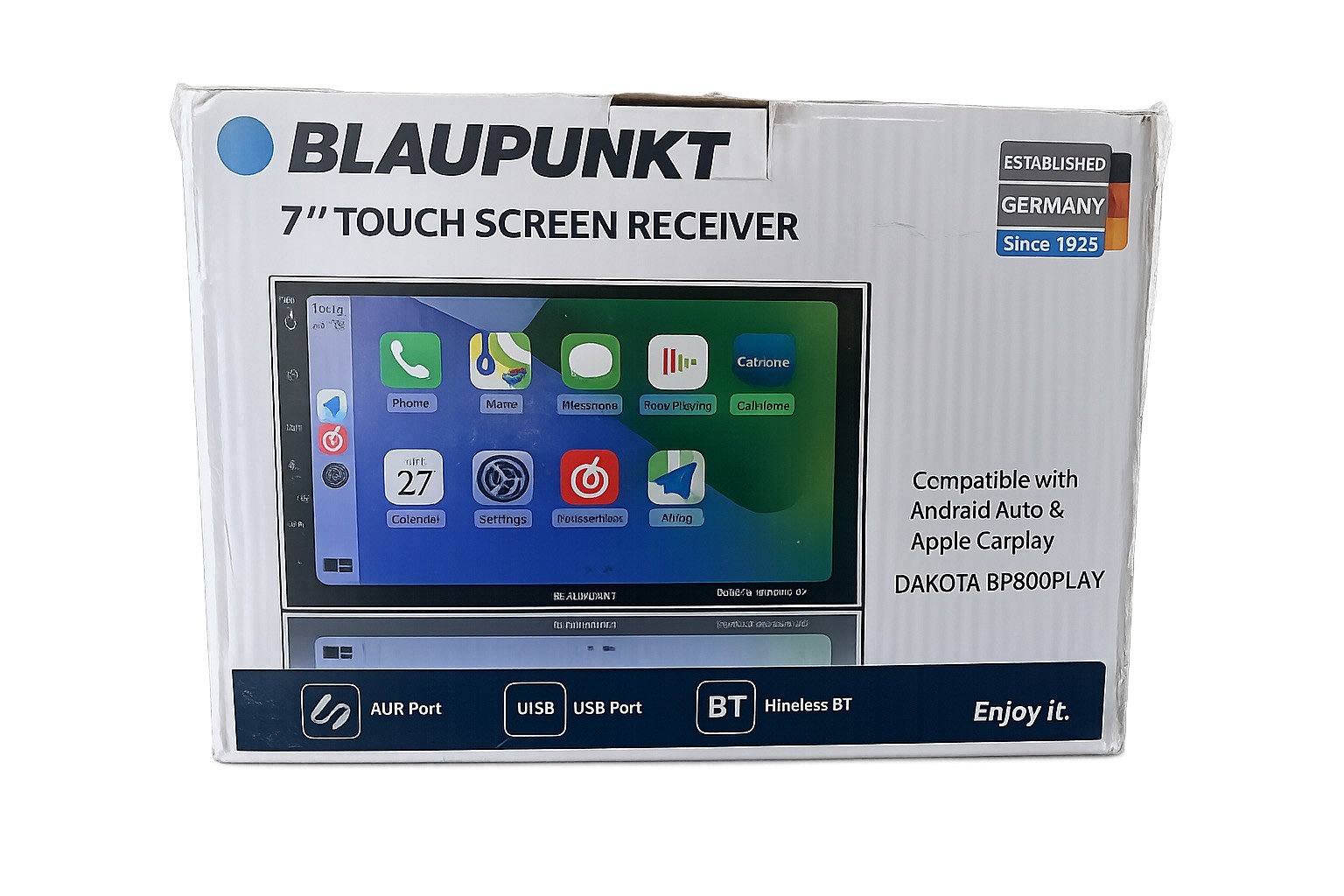 Blaupunkt Dakota BP800PLAY 6.8 in. TouchScreen In-Dash Car Receiver