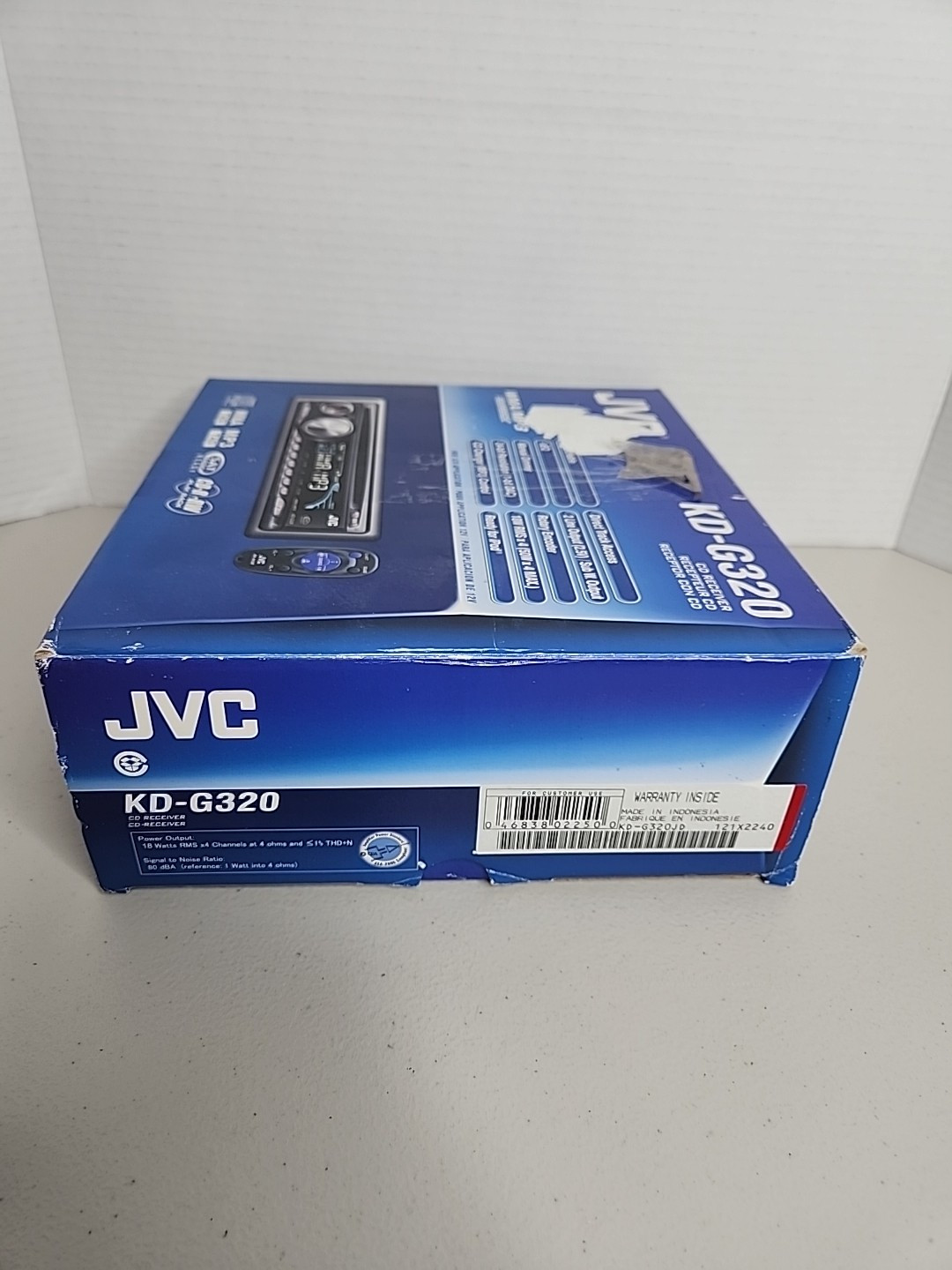 JVC KD-G32O DETACHABLE. IPOD WMA/MP3/CD-R-RW PLAYBACK .