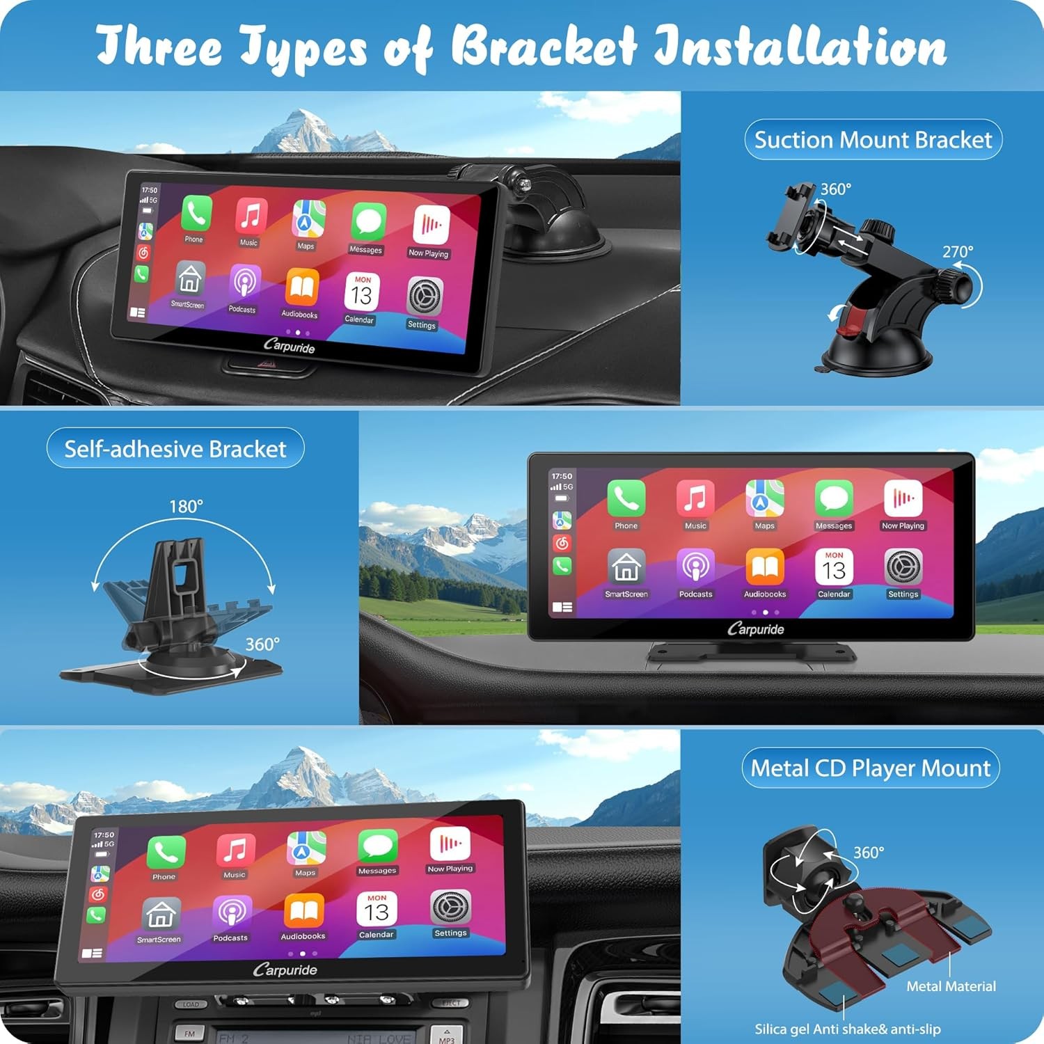 Carpuride W103 Pro Wireless Carplay Android Auto 10.3 Inch