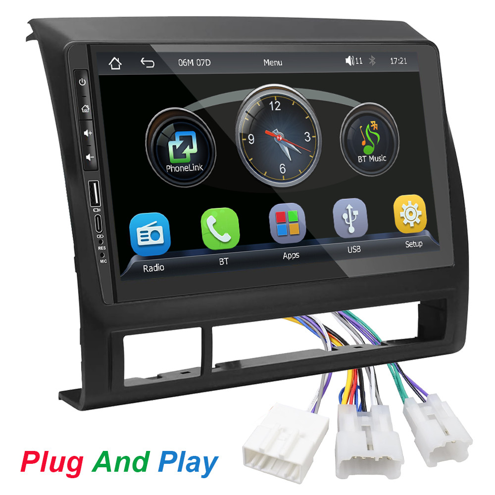 For TOYOTA TACOMA 2005-2013 CarPlay GPS Android Auto Car Stereo Radio SWC TypeC