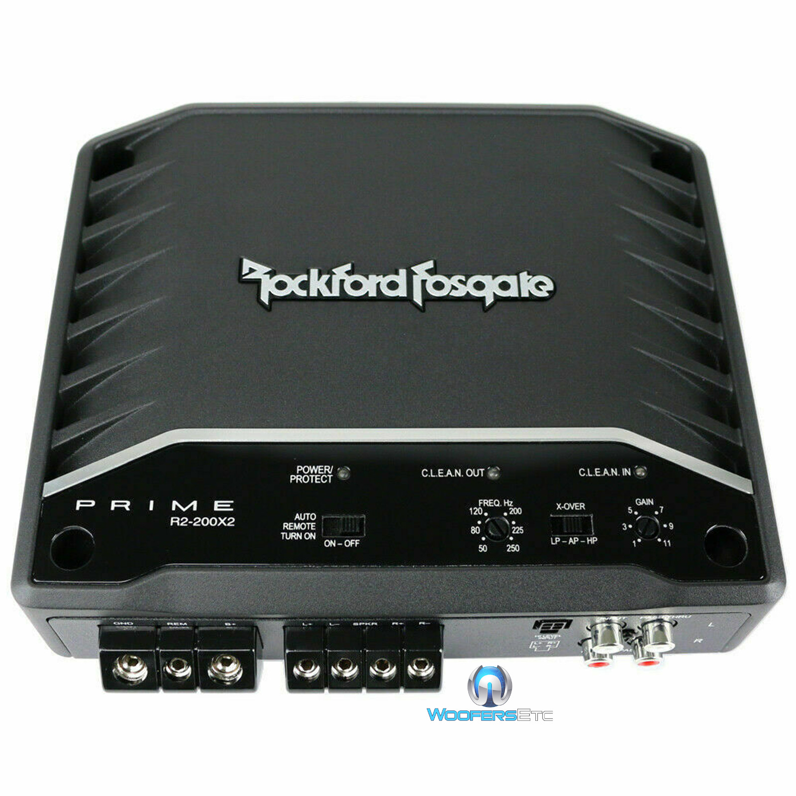 ROCKFORD FOSGATE R2-200X2 200W RMS COMPONENT SPEAKERS SUBWOOFER BASS AMPLIFIER