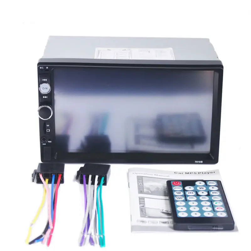 New 2Din car radio car stereo 7″ touch screen MP5 player FM mirror link player,