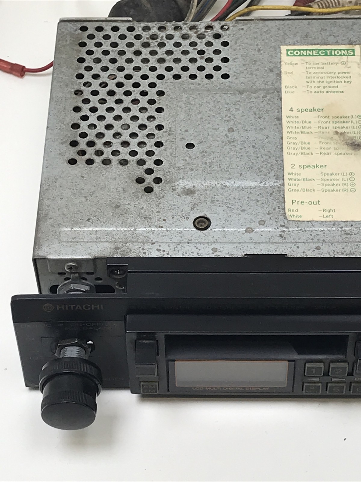 Hitachi Digital PLL Synthesized Stereo Cassette Tuner 281AR Automatic CSK-281AR