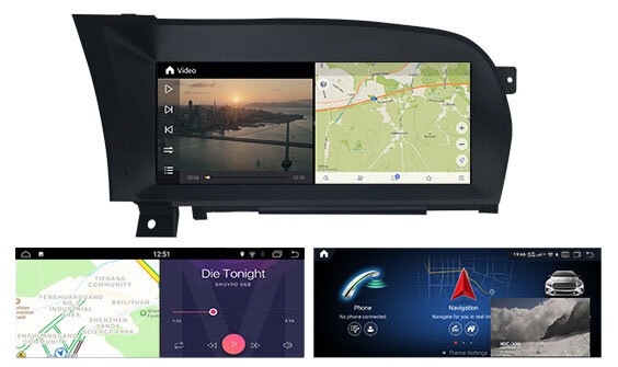10.25inch Android Screen UPGRADE GPS Mercedes Benz S W221 2010-2013 NTG3.5