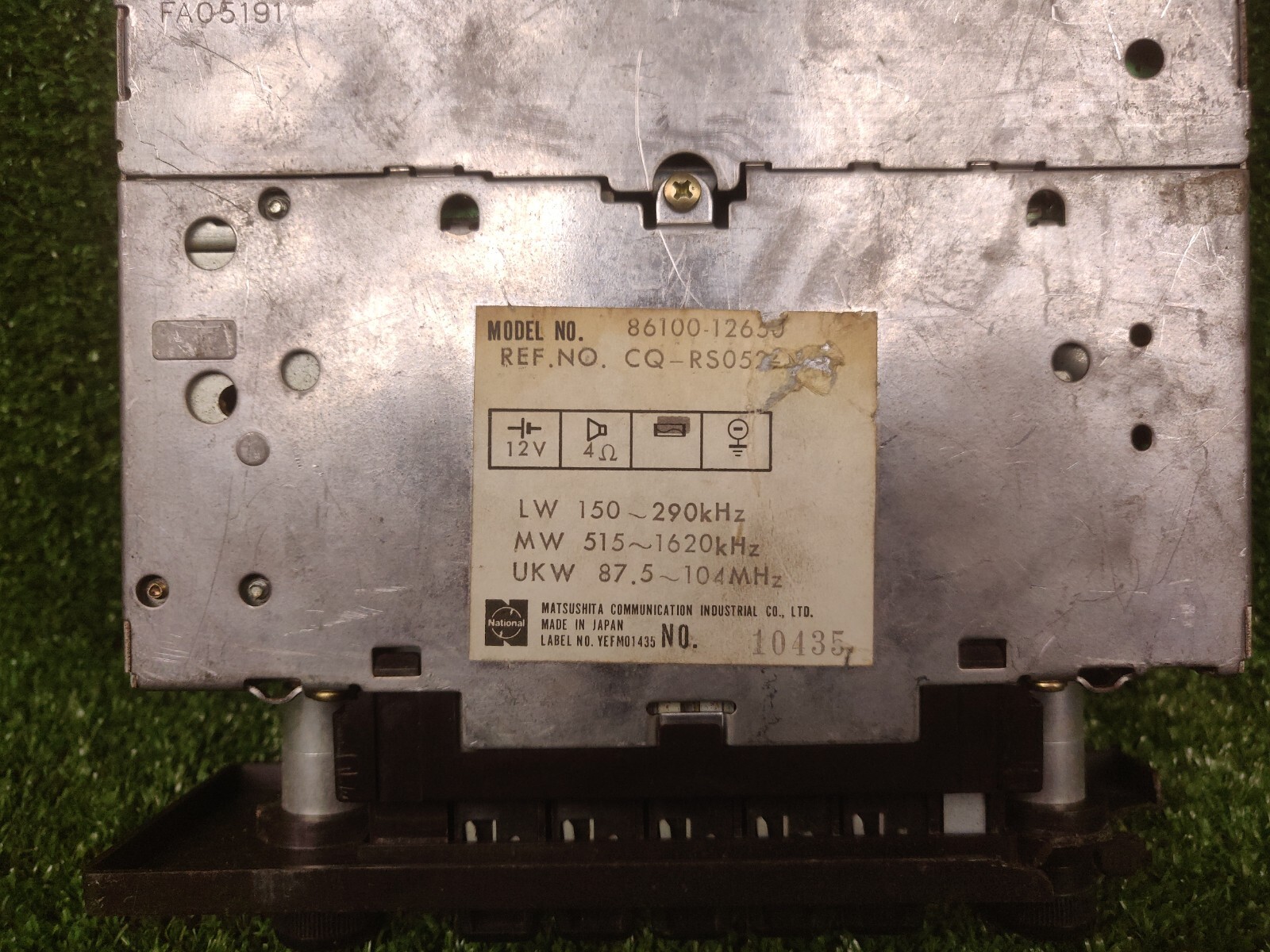 National Matsushita 86100-12650 8610012650 Original Car Radio