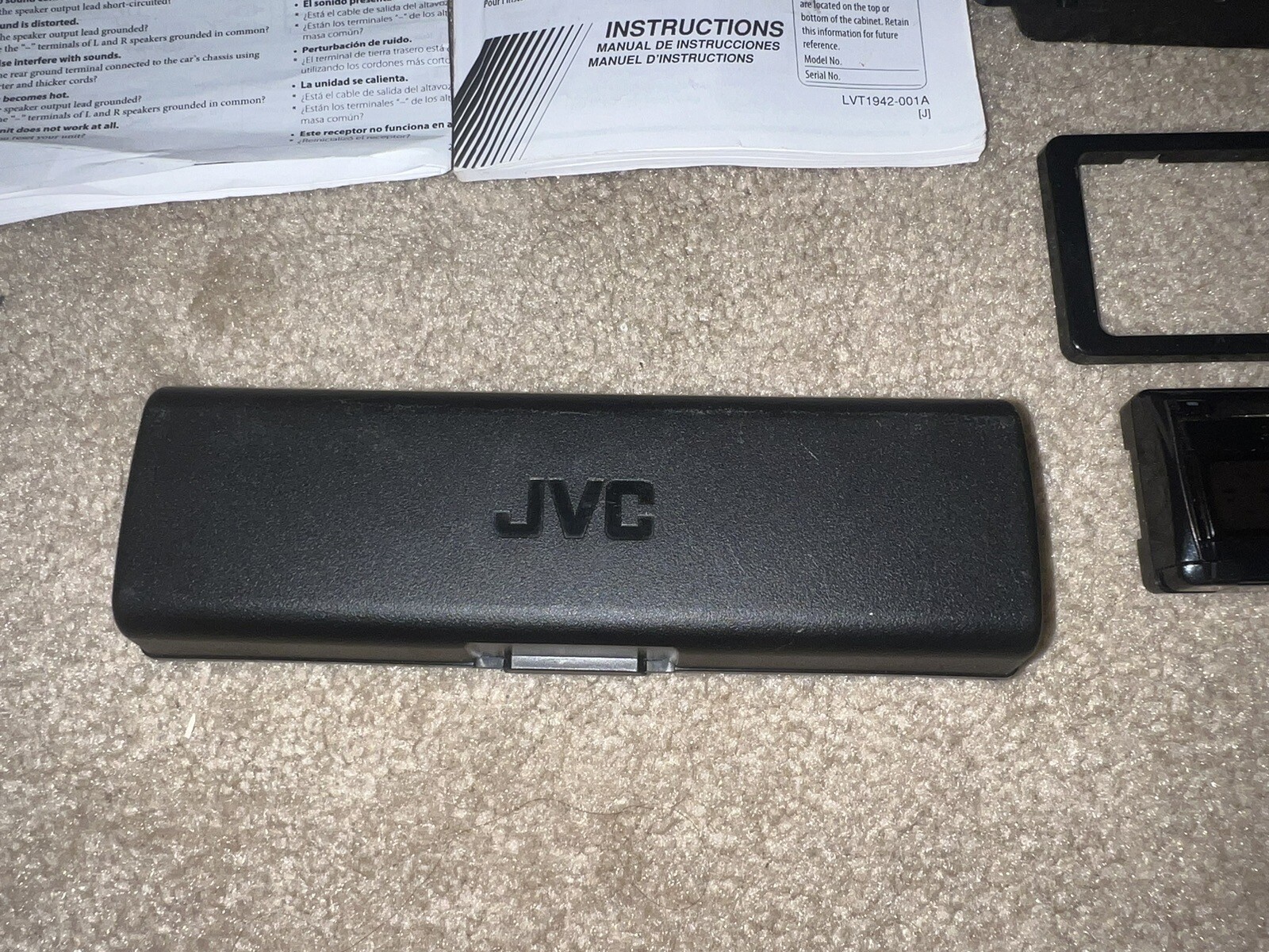 JVC Arsenal KD-AHD59 Vehicle CD Receiver/Radio 1 DIN