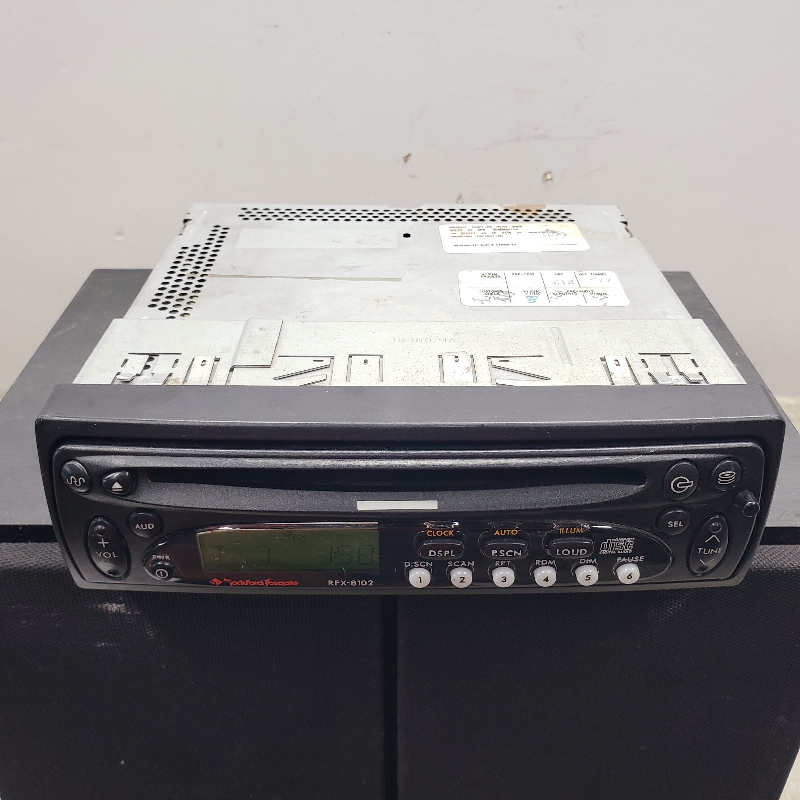 Old School Rockford Fosgate RFX-8102 AM/FM CD Player Detachable Face Car Stereo