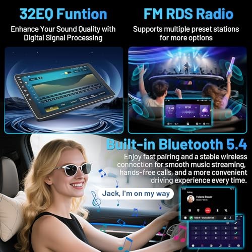 [4+64G] Car Radio for Dodge Grand Caravan 2011-2020: 1280 * 800 9 Inch