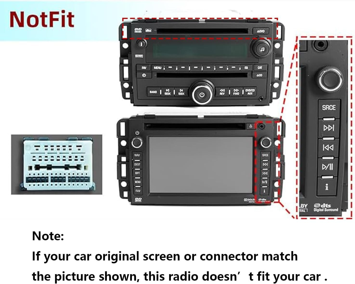 4G+64G Android 13 Car Radio for Chevy Silverado GMC Sierra Buick Enclave Yuko…